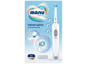 Зубная щетка MANU электрическая Серый MN-1032