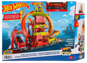 Трек Hot Wheels Пожарная станция с пусковой установкой HKX41