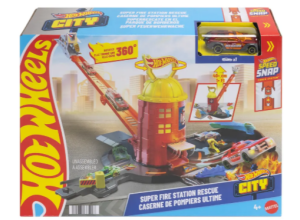 Трек Hot Wheels City Супер пожарная станция JHL95