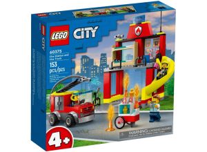 Конструктор LEGO City Пожарная часть и пожарная машина 60375
