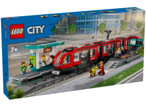 Конструктор LEGO City Трамвай и станция в центре города 60423