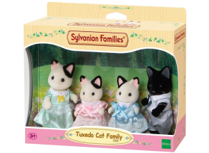 Sylvanian Families Семья чёрно-белых котов 5181