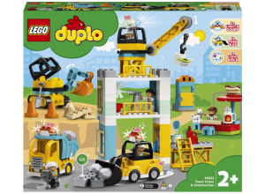 Конструктор LEGO DUPLO Town 10933 Башенный кран на стройке