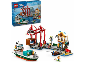 Конструктор Lego City 60422 Морской порт с грузовым судном