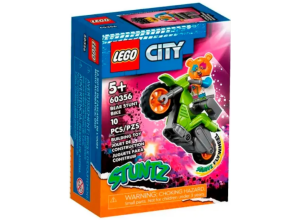 Конструктор LEGO City Stuntz 60356 Трюковый мотоцикл c медведем, 10 деталей, 5