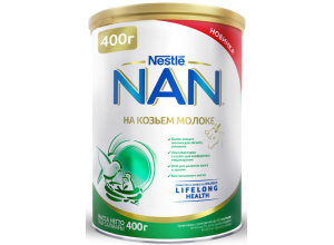 Смесь NAN (Nestlé) На козьем молоке, с рождения, 400 г