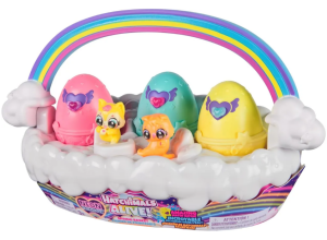 Игровой набор Hatchimals Неоновая Радужная Корзина арт 6072741
