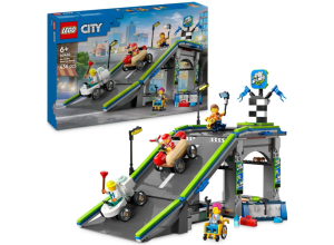 Конструктор LEGO Никаких ограничений: Трасса для гоночных автомобилей с рампой 60460