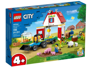 Lego City Конструктор Lego City Ферма с животными 230 деталей 60346