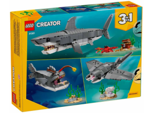 Конструктор LEGO Creator 31381 Свирепая акула с сундуком сокровищ