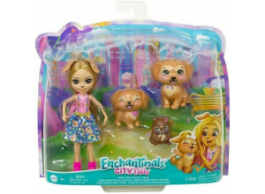 Кукла Mattel Enchantimals Семейство золотистых ретриверов Герики, арт. HHB85