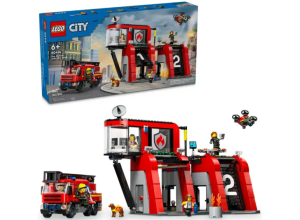 Конструктор LEGO City Пожарная часть с пожарной машиной 60414